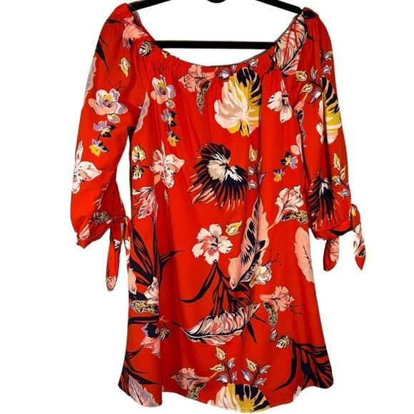 Carolina Belle Off The Shoulder Floral Dress, 6 - Picture 6 of 12